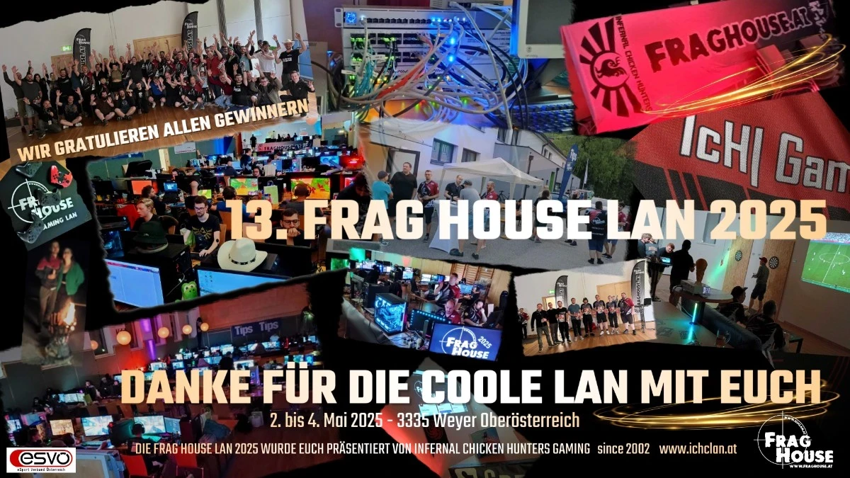 FRAG HOUSE LAN 2025, Ausgabe 13. Danke an die Besucher